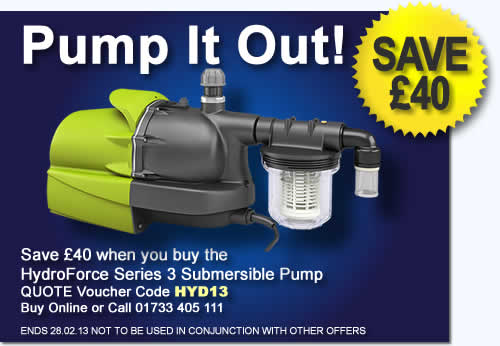 Get £40 off this pump with voucher HYD13