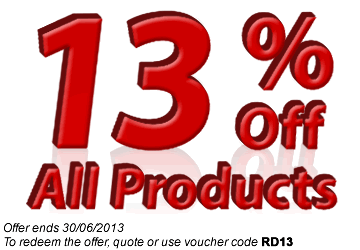 13% Off All Products