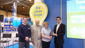 Being presented the Product Innovation Award