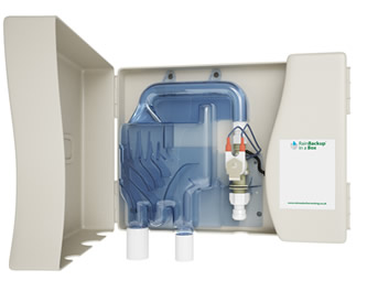 Rain Backup® in a Box - Automatische Tank Wasser Pegelregler